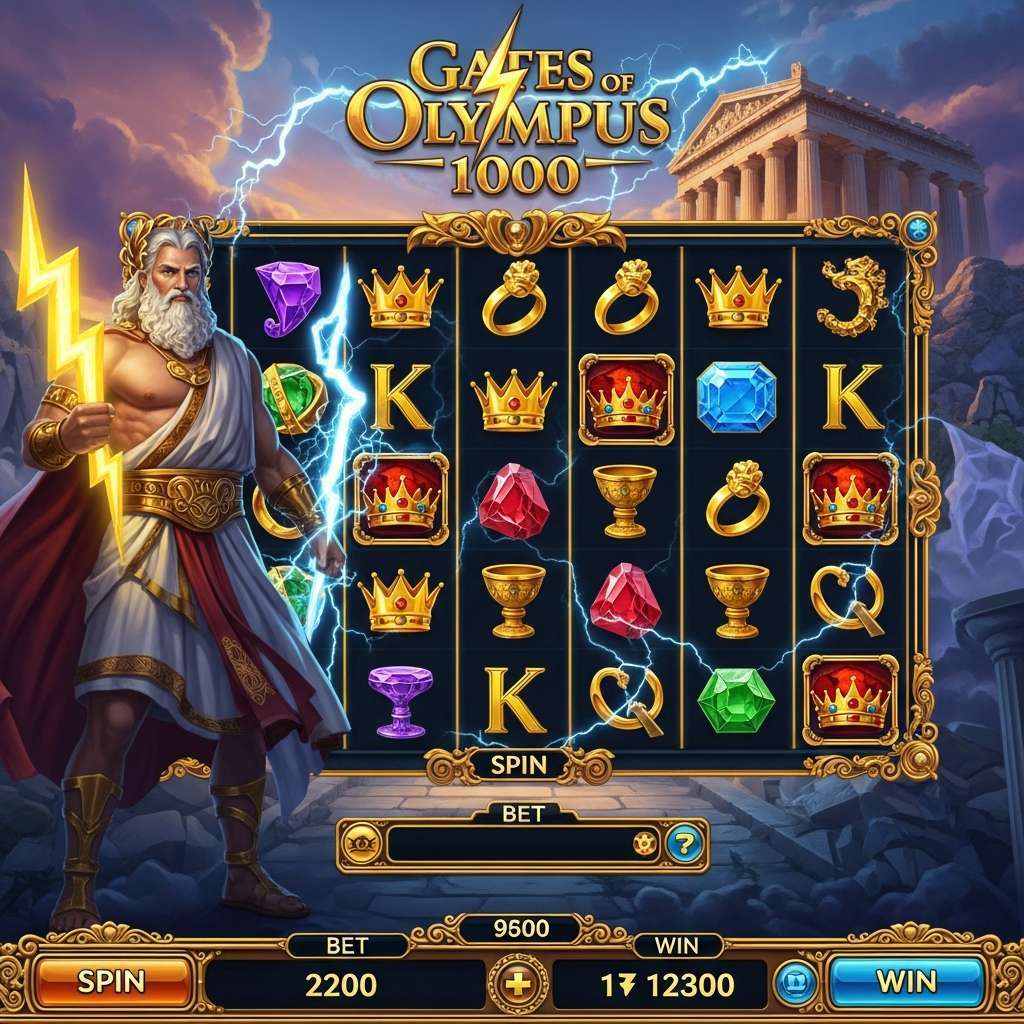 Gates of Olympus 1000 Giocatori seduti alle slot machine in un casinò vivace
